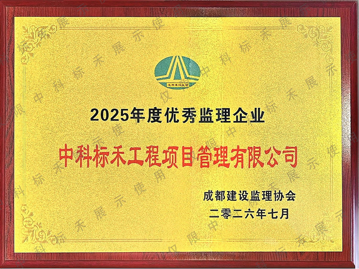 2025年度优秀监理企业